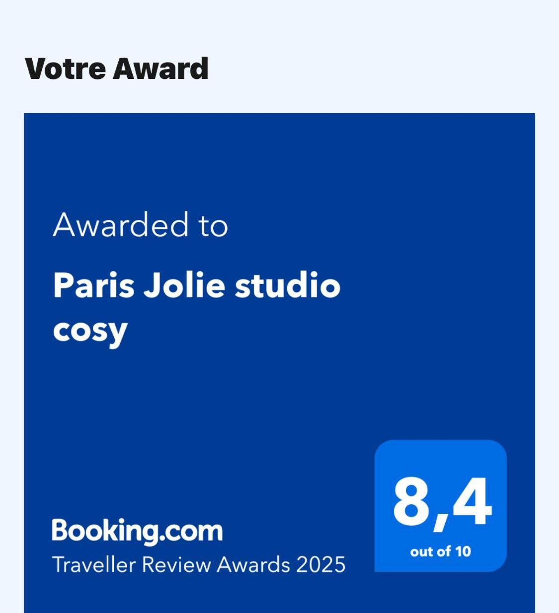 Paris Jolie Studio Cosy מראה חיצוני תמונה